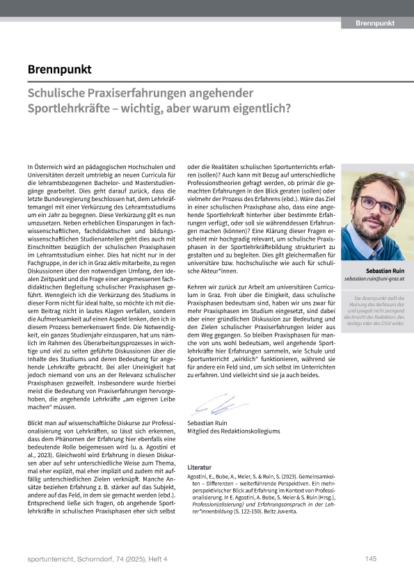 Die Ausgabe der Brennpunkt von Juni