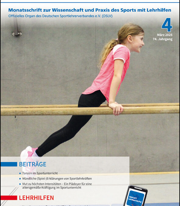 Neue Ausgabe der Zeitschrift sportunterricht: April 2025