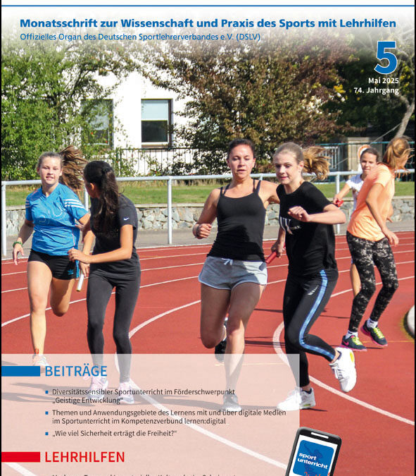Neue Ausgabe der Zeitschrift Sportunterricht: Mai 2025