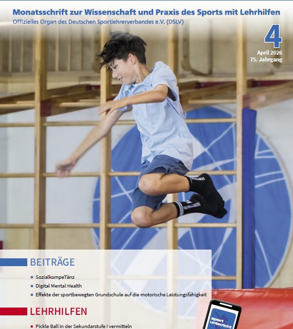 Neue Ausgabe der Zeitschrift sportunterricht: April 2026